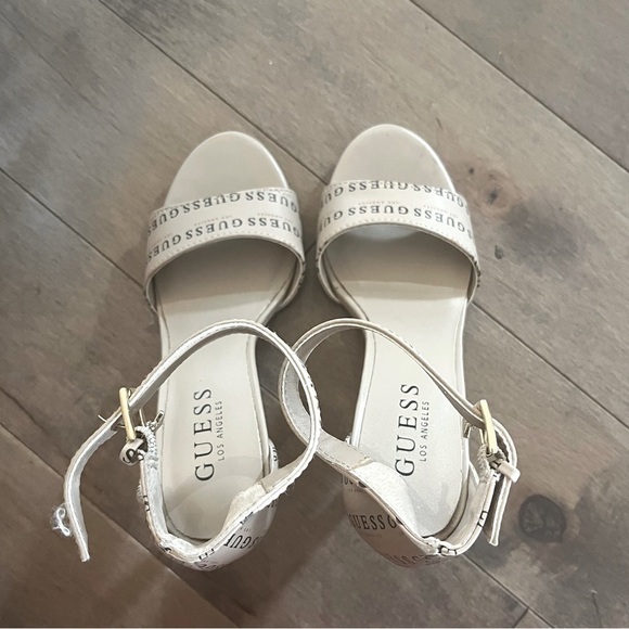 Guess: Print  Strappy Heels - Picture 1 of 5
